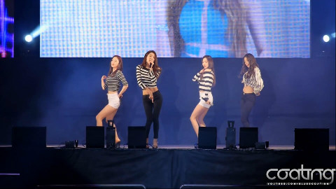 Dal★Shabet 160402超短上衣热裤性感舞蹈表演饭拍 P 18